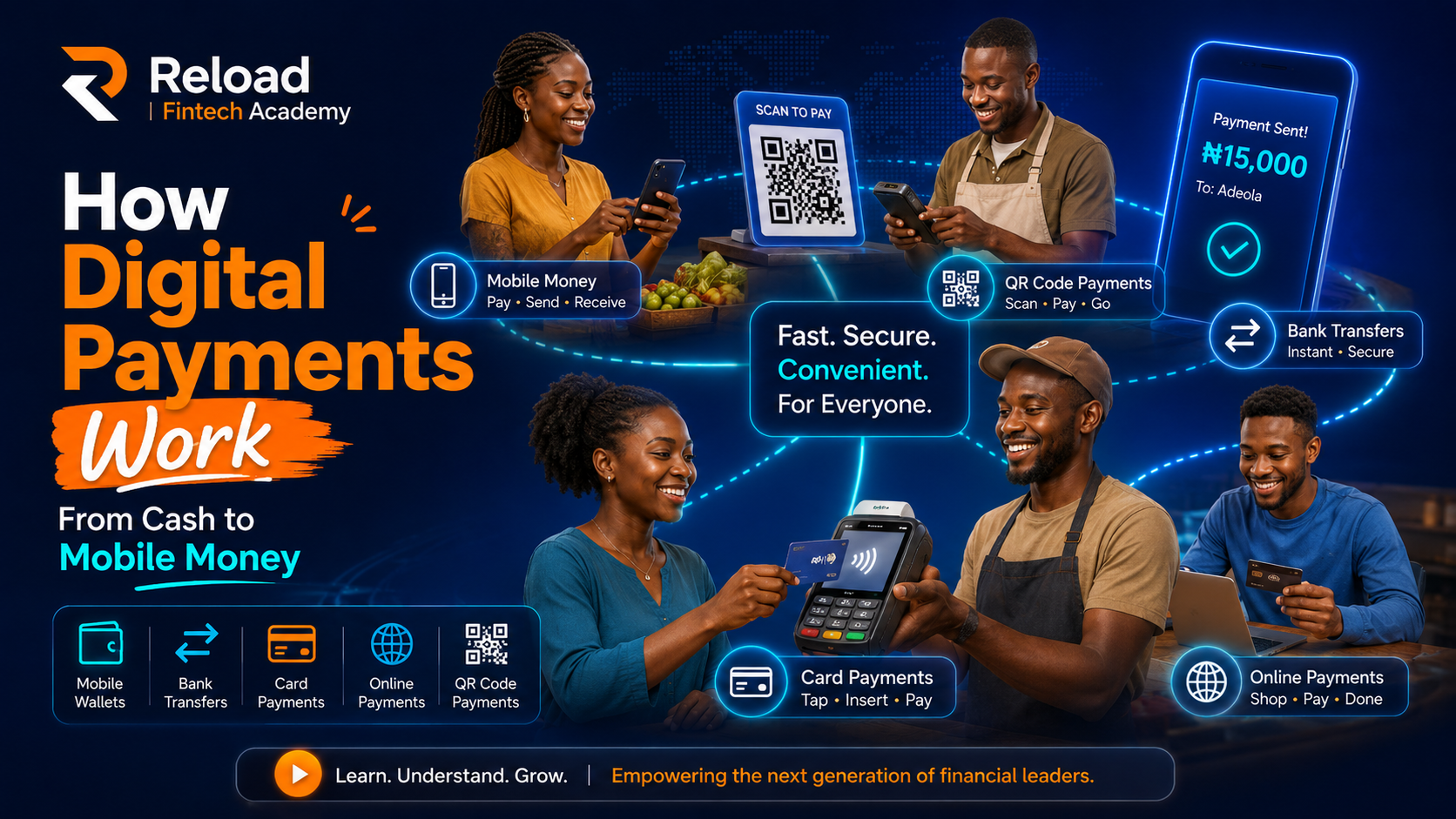 How Digital Payments Work: From Cash to Mobile Money free course cover